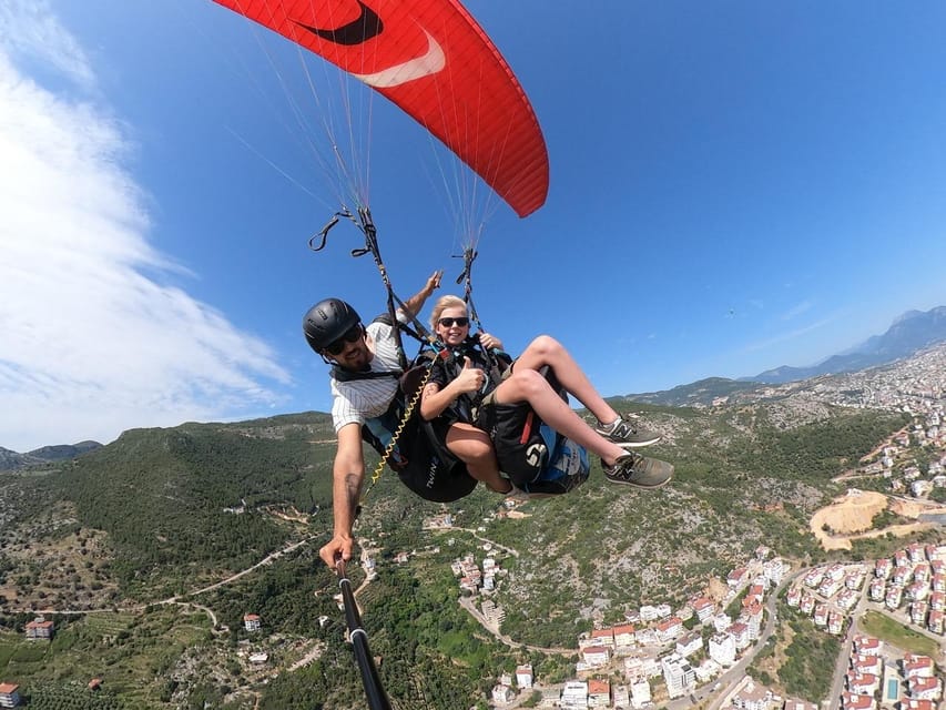 Alanya: Tandem Paragliding With Cleopatra Beach Landing - Key Points