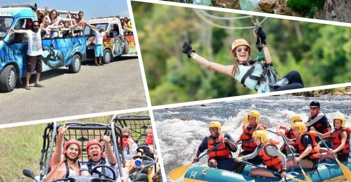 Antalya/Belek: 4 in 1 Rafting Tour With Lunch W/Transfer - Key Points