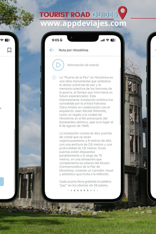 App Self-Guided Audio Guide Routes Visit Hiroshima - Key Points