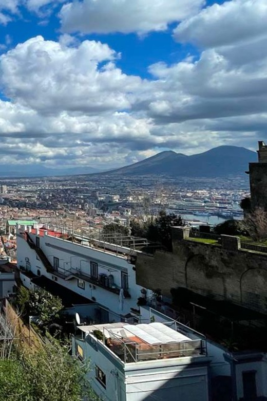 Aristocratic Naples:"In" Neighborhoods Vomero and Chiaia - Villa Floridianas Garden and Terrace