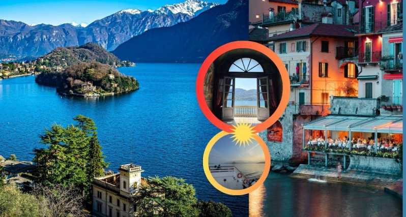As a Tour: Varenna - Bellagio - Villa Carlotta - Como - Key Points