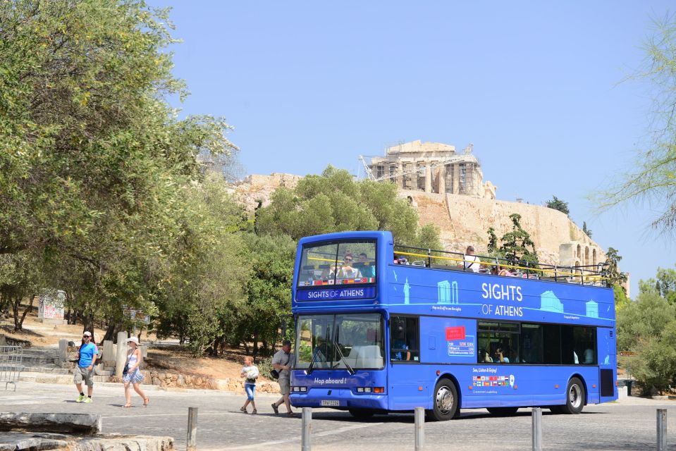 Athens: Blue Hop-On Hop-Off Bus and Acropolis Museum Ticket - Key Points