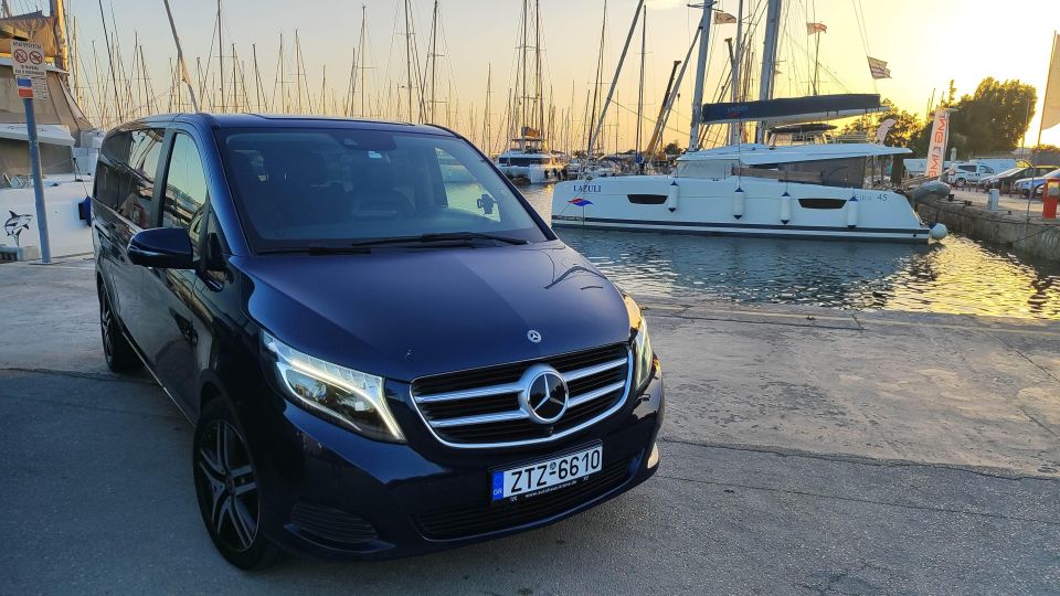 Athens: Mercedes V-Class Luxury Airport, Port, City Transfer - Key Points