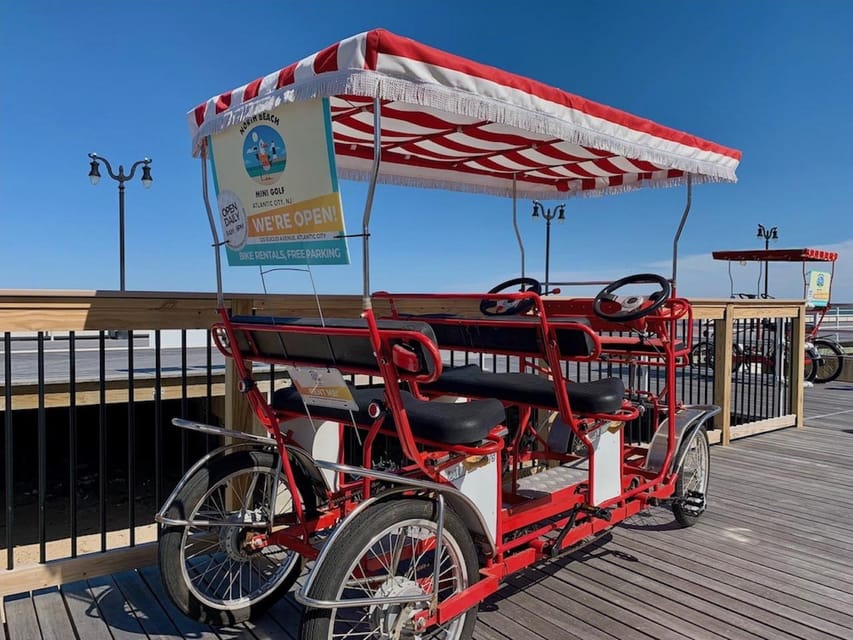 Atlantic City: Surrey Bike Rental - Key Points