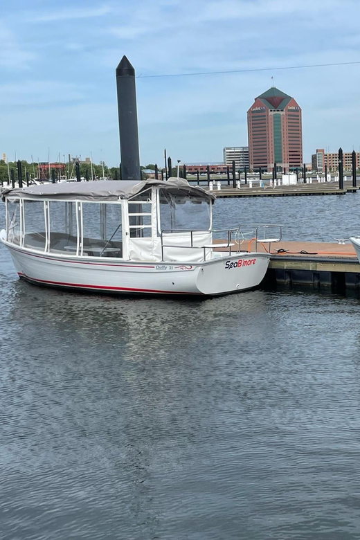 Baltimore; Duffy Sun Cruiser Electric Boat - Evening Rental - Key Points