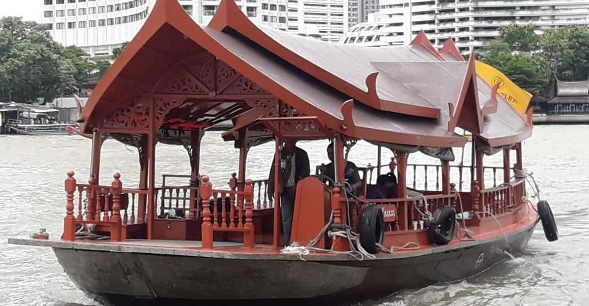 Bangkok: Rice Barge Chao Phraya River Cruise - Key Points