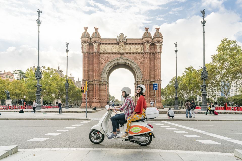 Barcelona: 24-Hour Vespa GPS Self Tour - Key Points