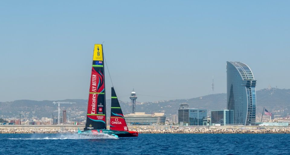 Barcelona: Americas Cup Front Line Private Luxury Sailboat - Key Points