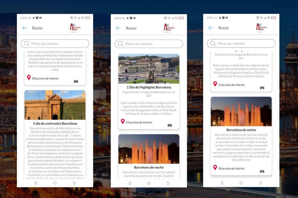 Barcelona Self-Guided Tour App With Multilingual Audio Guide - Key Points