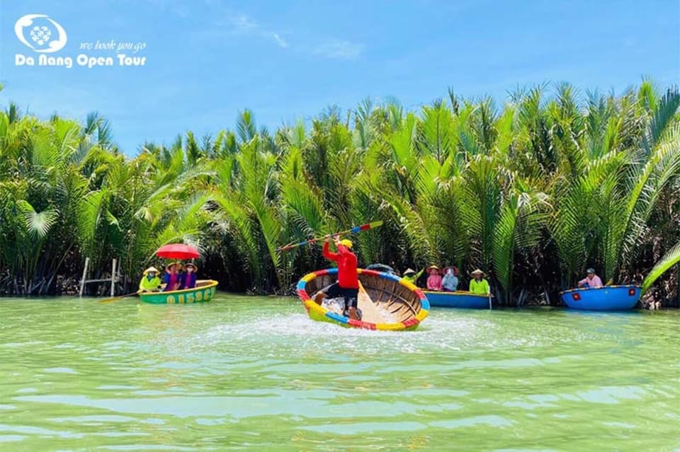 Basket Boat In Coconut Jungle, Hoi An City, Release Lantern - Key Points