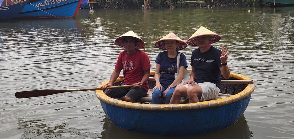 Basket Boat Ride- Buffalo Ride- Farming & Hoi An City Tour - Key Points