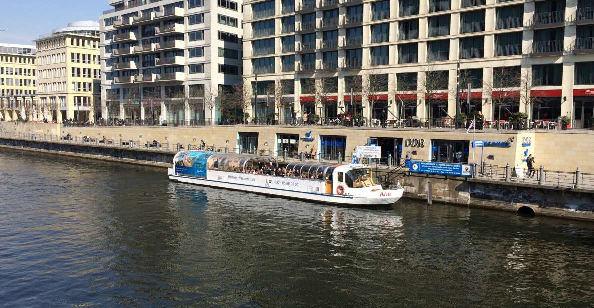 Berlin: Boat Sightseeing Cruise With Audioguide - Key Points