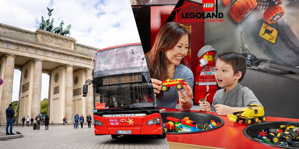 Berlin: Hop-On Hop-Off Bus & LEGOLAND Discovery Centre - Key Points