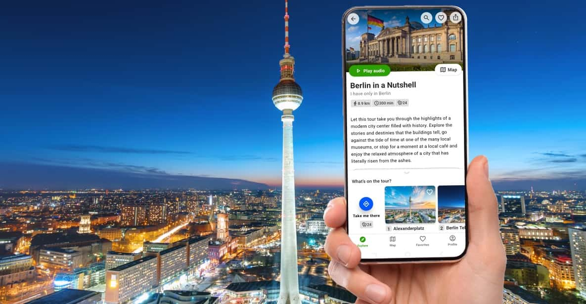 Berlin in a Nutshell: An English Self-Guided Audio Day Tour - Itinerary Highlights