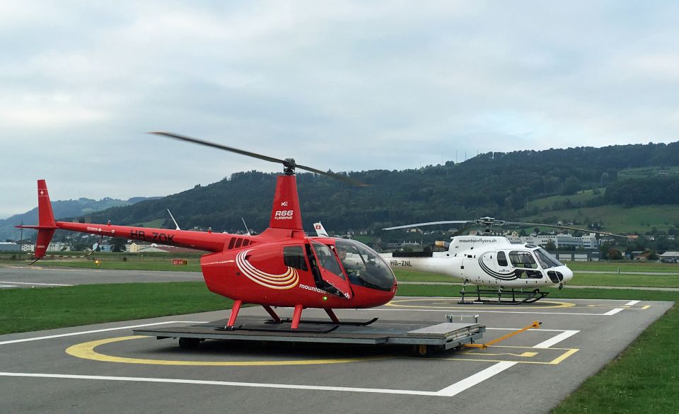 Bern: Private 54-Min Lakeland Helicopter Tour-up to 3 People - Good To Know