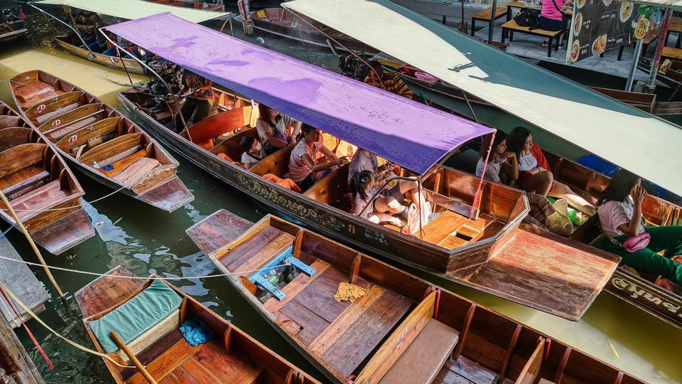 BKK : Private Damnoen Saduak Floating Market & Train Market - Key Points