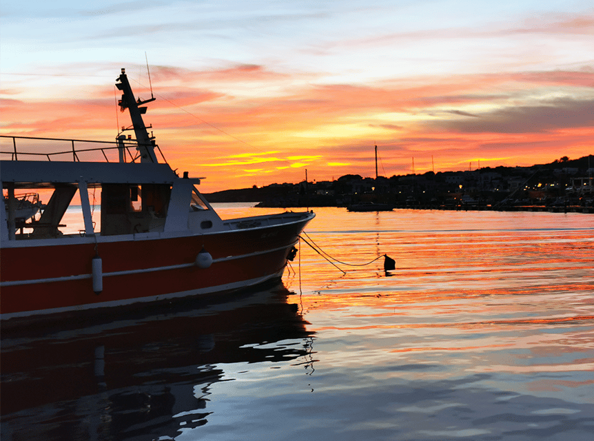 Boat Party at Sunset in the Waters of Salento With Drinks - Key Points