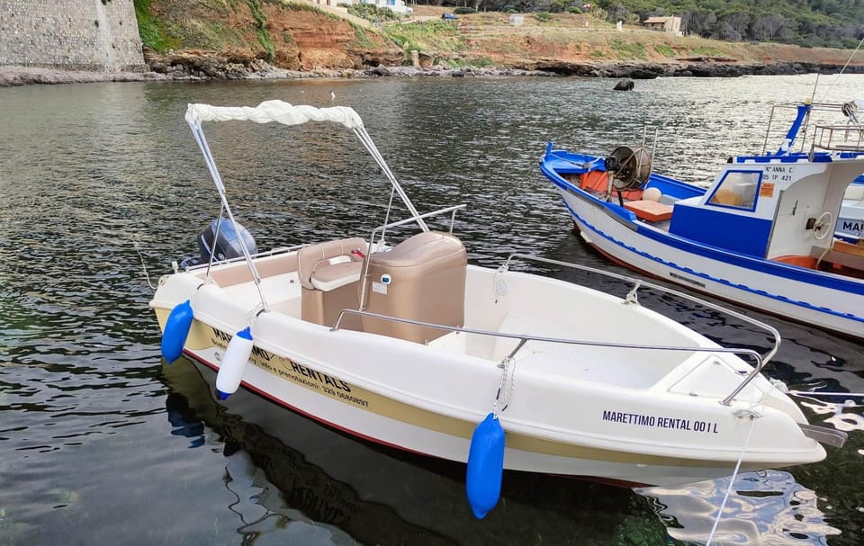 BOAT RENTAL in Marettimo: RENTAL Without Driver - Key Points