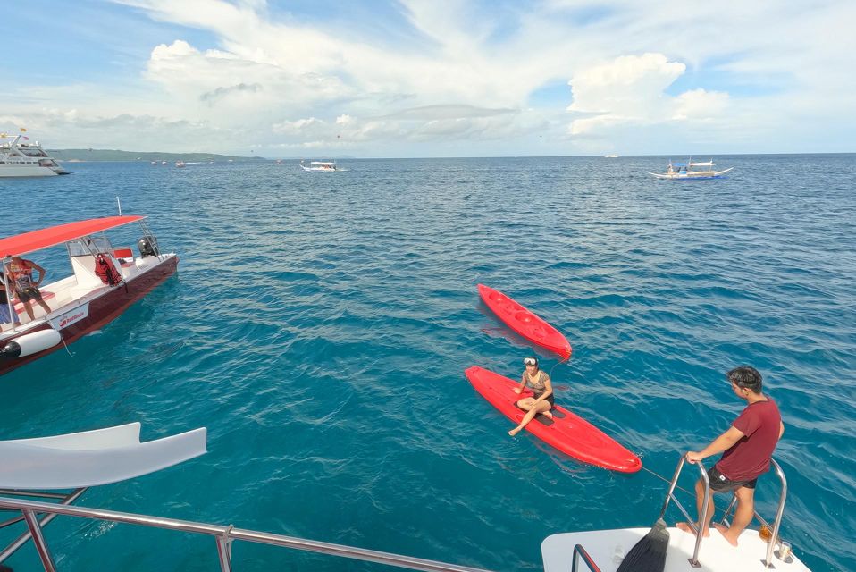 Boracay: Red Whale Party Cruise W/ Snacks & Water Activities - Key Points