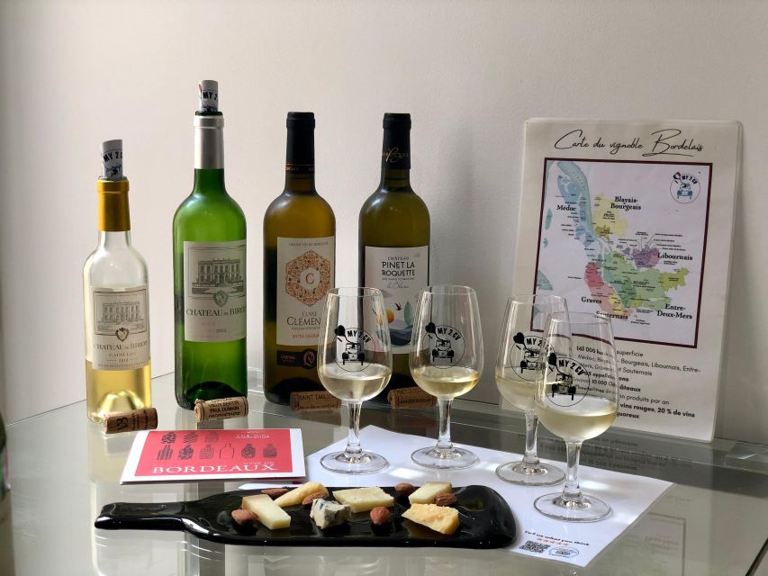 Bordeaux Wines : Tasting Class With 4 White Wines and Cheese - Key Points