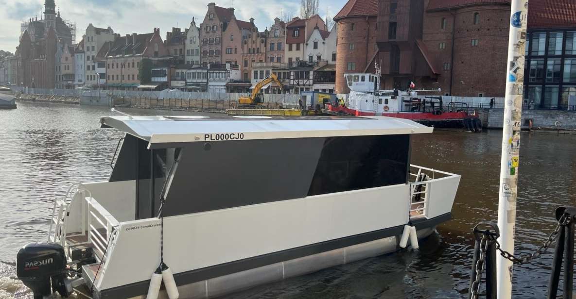 Brand New Tiny Water Bus on Motława River in Gdańsk - Good To Know