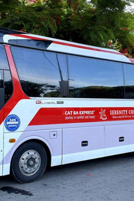 Bus Ticket Cat Ba - Hanoi ( Bus+ Ferry ) - Best Selling - Key Points