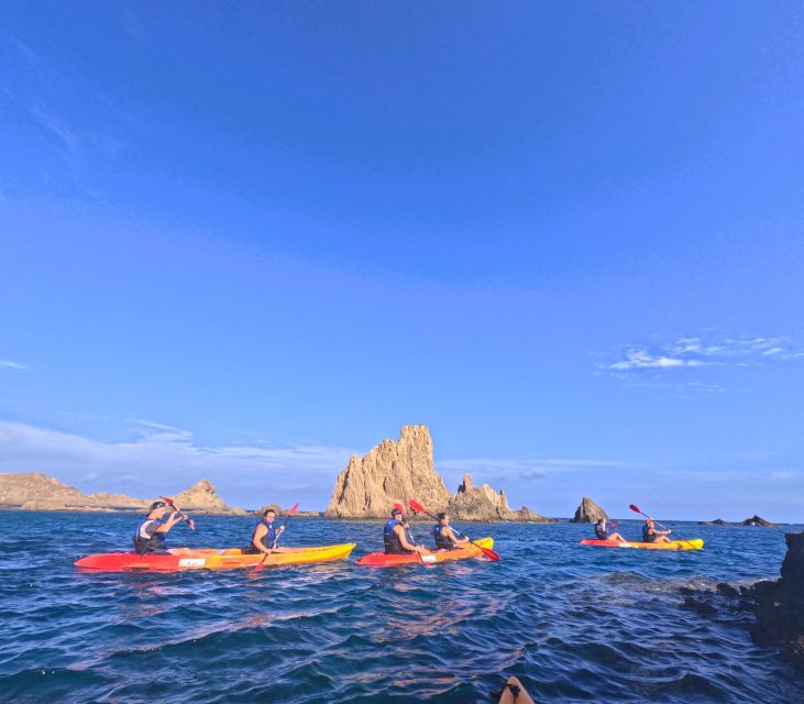 Cabo De Gata: Guided Kayak Route + Snorkel + Free Photos - Key Points