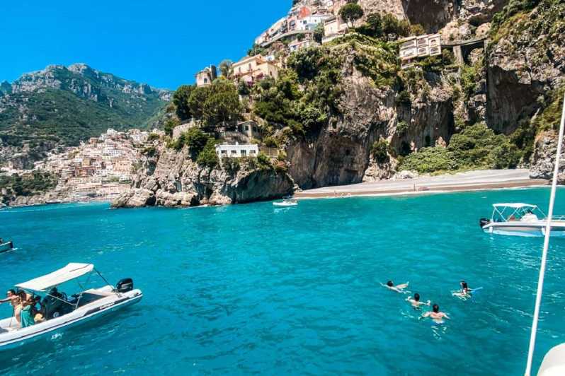 Capri Boat Tour and Positano From Amalfi E Salerno - Key Points