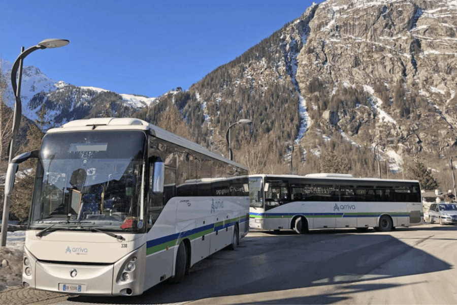 Chamonix: Bus Transfer To/From Courmayeur