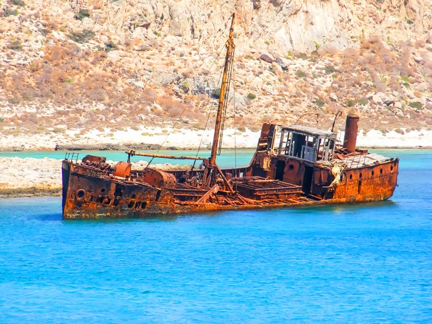 Chania Areas/Kalyves:Gramvousa Island & Balos,Boat Tkt Extra - Key Points