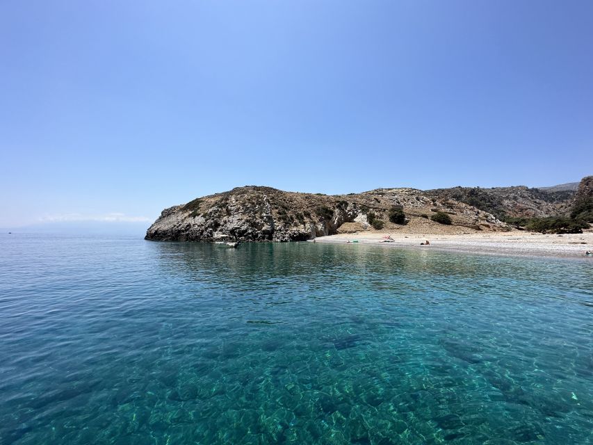 Chania: Menies Beach & Chironisia Bay Cruise With Snorkeling - Key Points