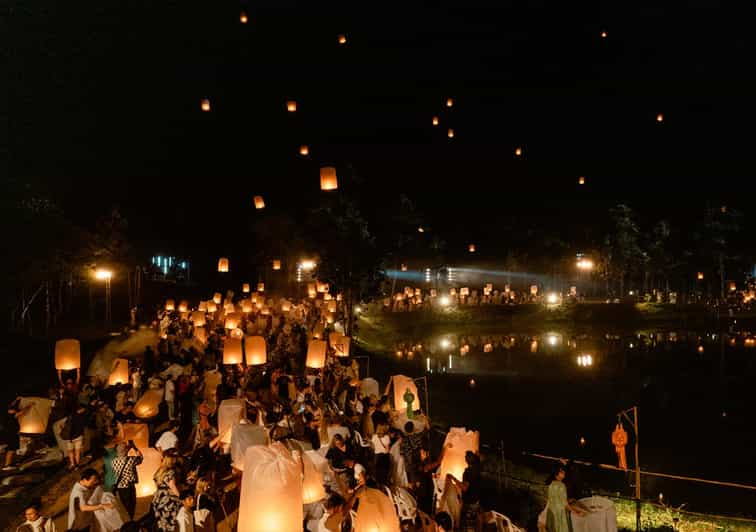 Chiang Mai: Heaven Lantern Festival Ticket With Dinner - Key Points