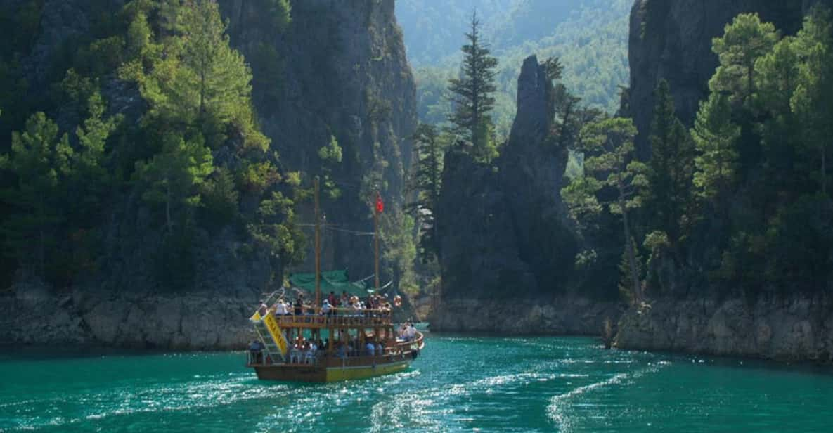 City of Side: Green Canyon Boat Trip W/Unlimited Soft Drinks - Key Points