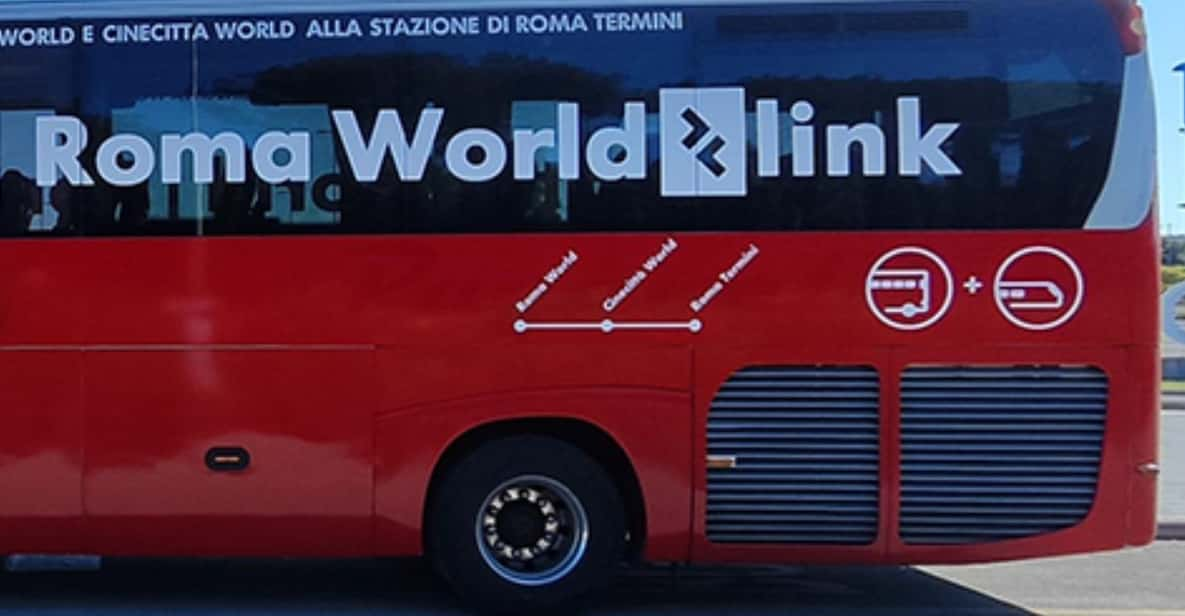 Civitavecchia Port: 2-In-1 Train & Bus From/To Roma World - Key Points