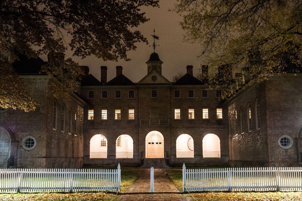 Colonial Williamsburg: Dead of Night Ghost Hunt - Key Points