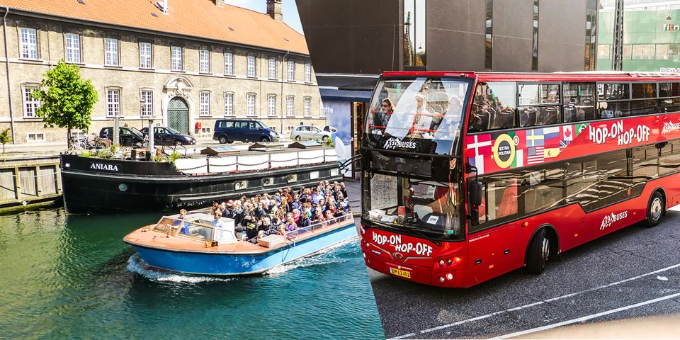 Copenhagen: Hop-On Hop-Off Bus Tour With Boat Tour Option - Key Points