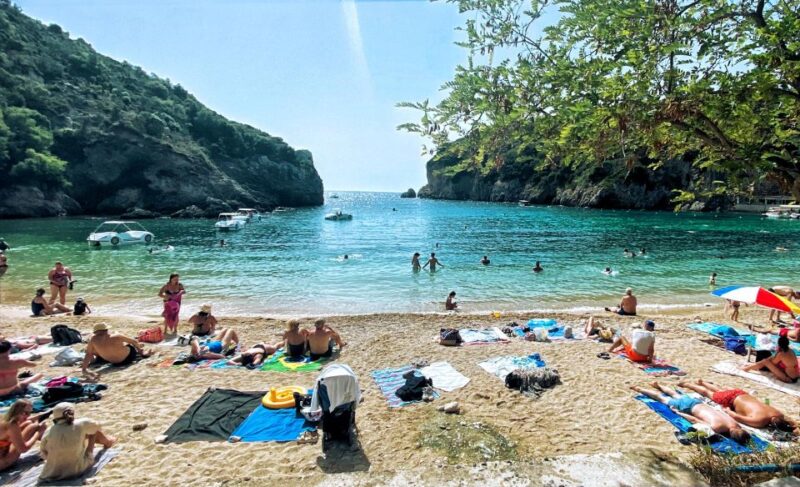 Corfu: Palaiokastritsa Swimming and Afionas Sunset Tour - Key Points