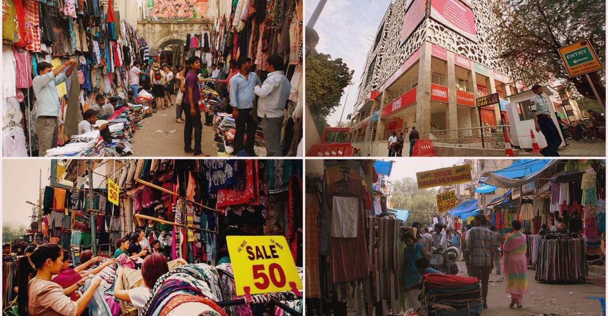 Delhi: Private Guided Shopping Tour in A/C Car With Transfer - Key Points