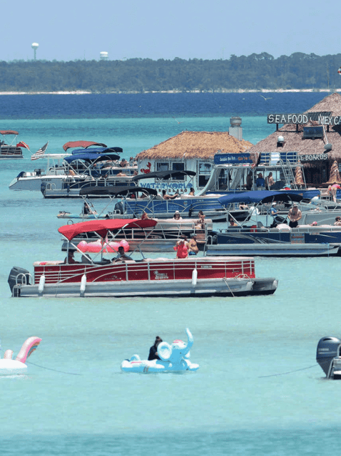 Destin: Crab Island Catamaran Tour With Dolphin Watching - Onboard Experience