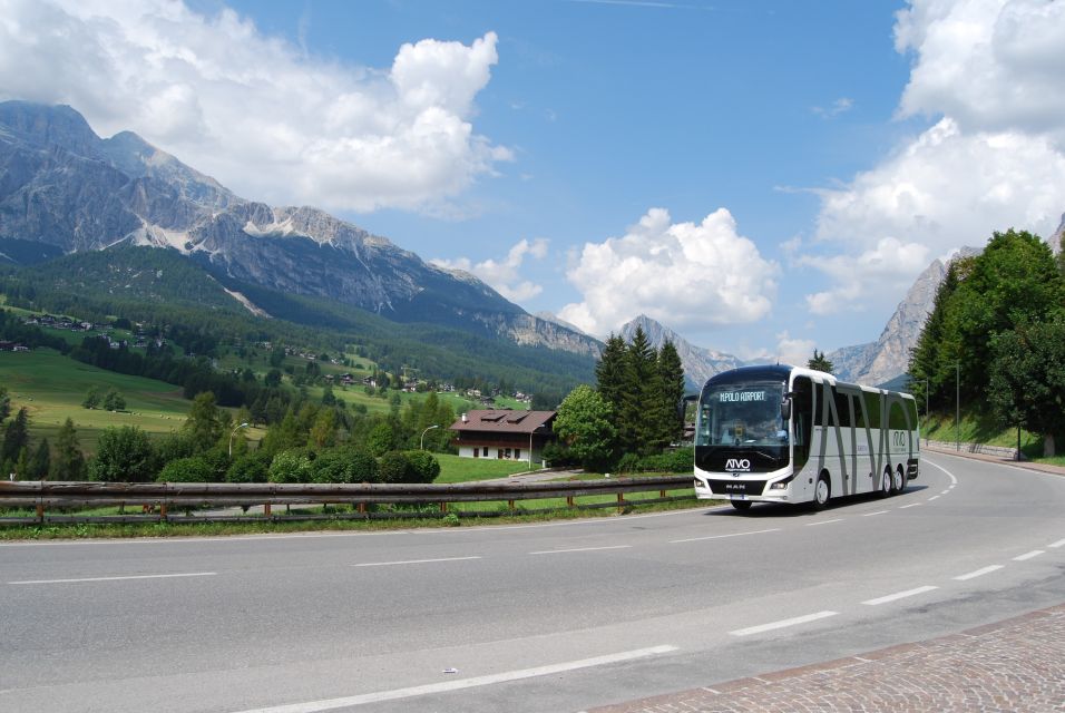 Direct Coach Venice Airport to Cortina - Key Points