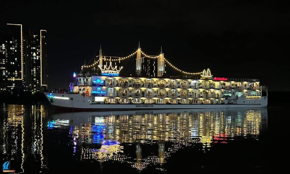 Discover HCM Nightlife: Dinner on Cruise With Hotel Pickup - Key Points