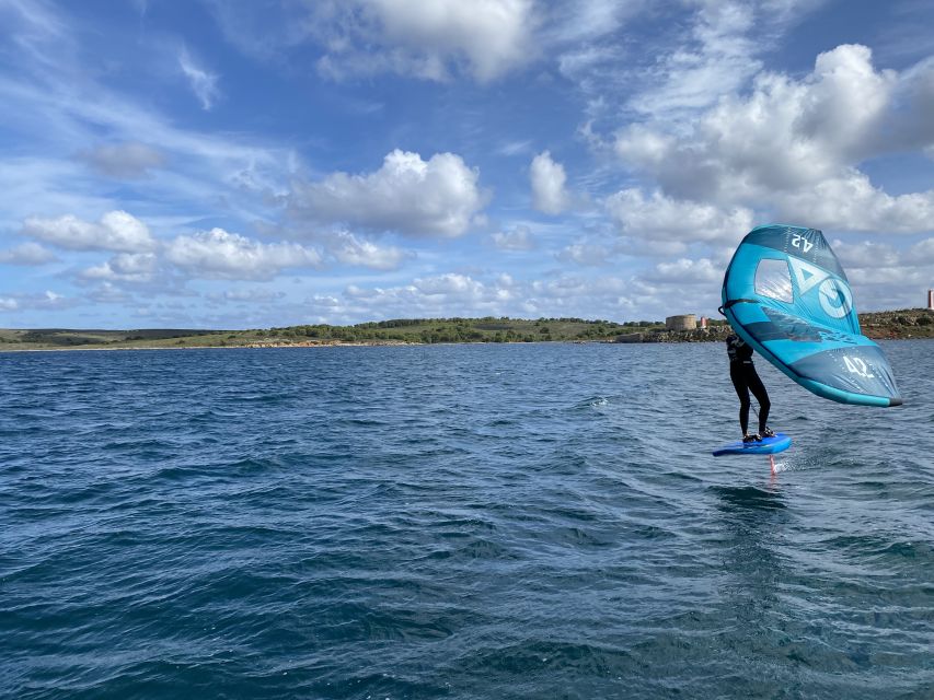 Fornells: Wing Foil Lesson With Gear in Menorca - Key Points