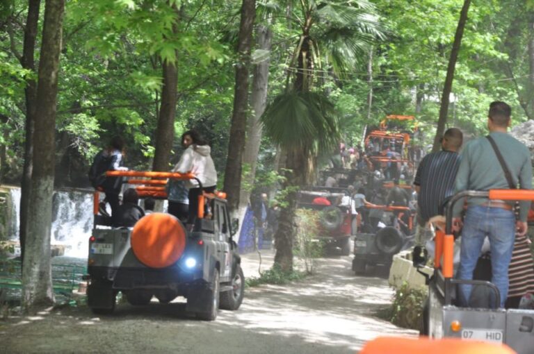 From Alanya: Jeep Safari Tour With Lunch at Dim River