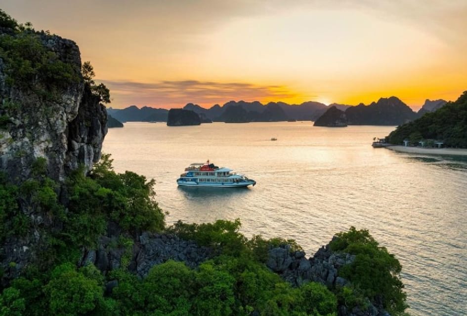 From Hanoi: Ha Long Bay 1 Day Cruise 4 Stars by Limousine - Key Points