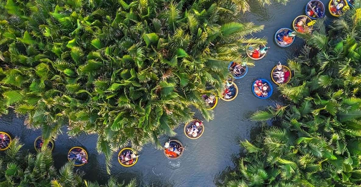 FROM HOI AN: ENJOY COCONUT BASKET BOAT & COOKING CLASS - Key Points