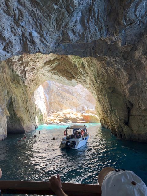 From Lefkimmi: Paxos, Antipaxos & Blue Caves Boat Tour - Key Points