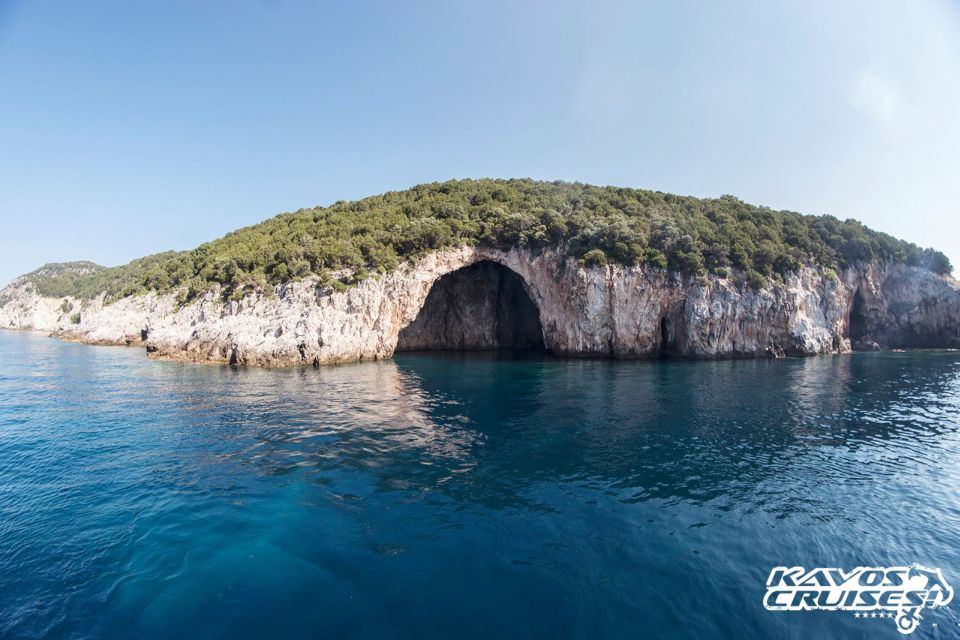 From Lefkimmi: Syvota, Blue Lagoon and Cave Sunset Cruise - Key Points