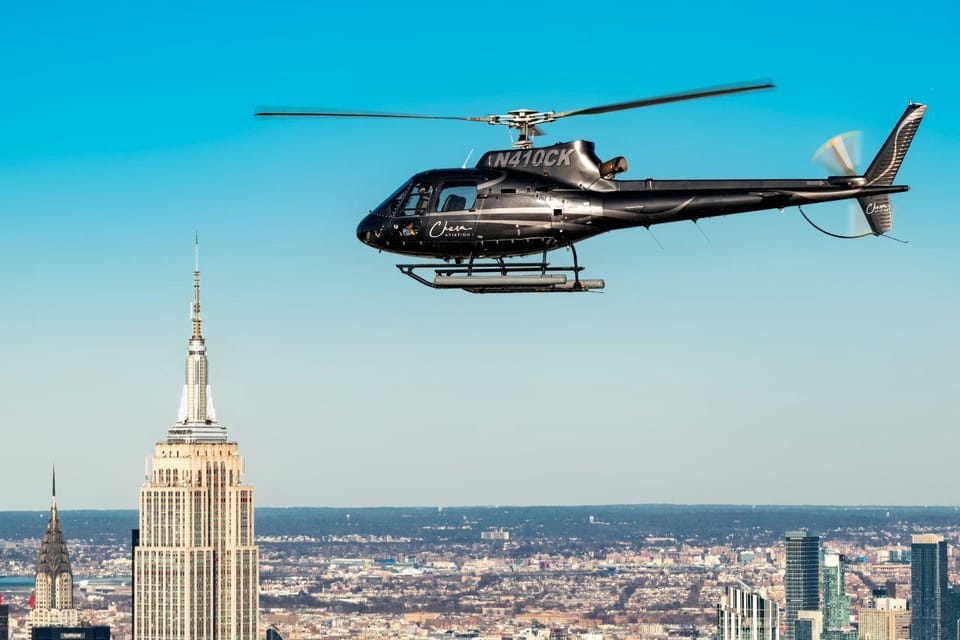 From New Jersey: NYC Skyline Helicopter Tour - Key Points