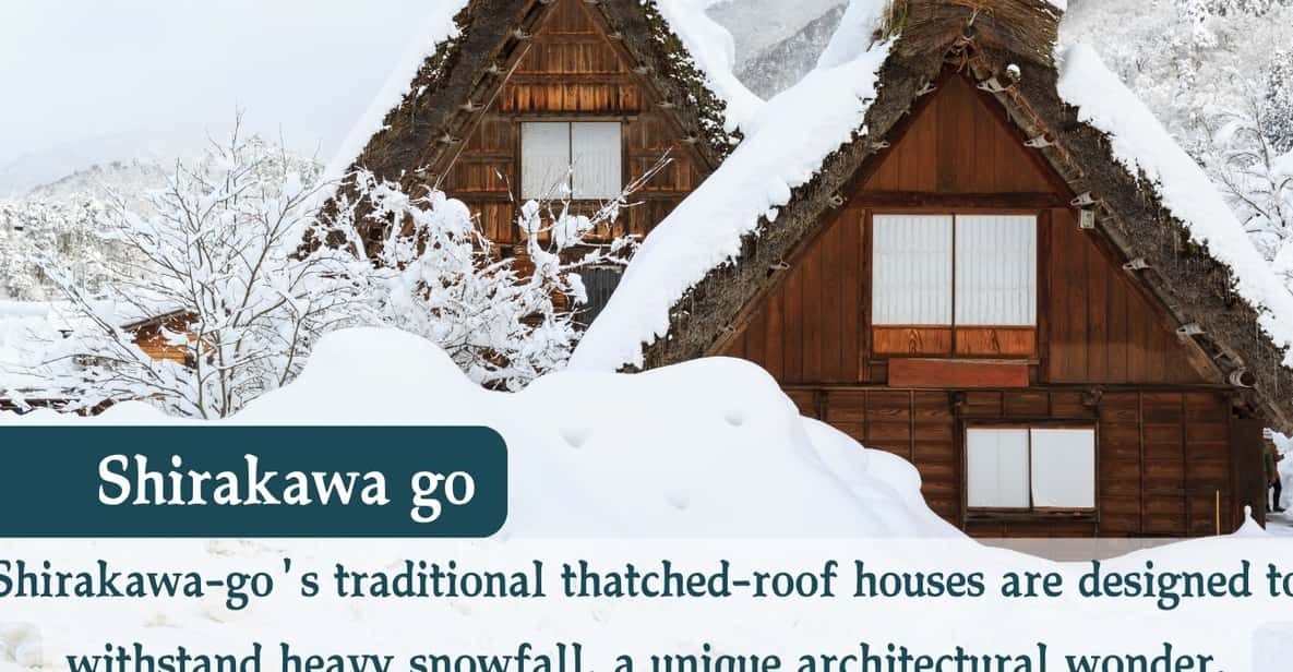 From Osaka/Kyoto: Shirakawago and Takayama Day Trip - Guided Tour Details