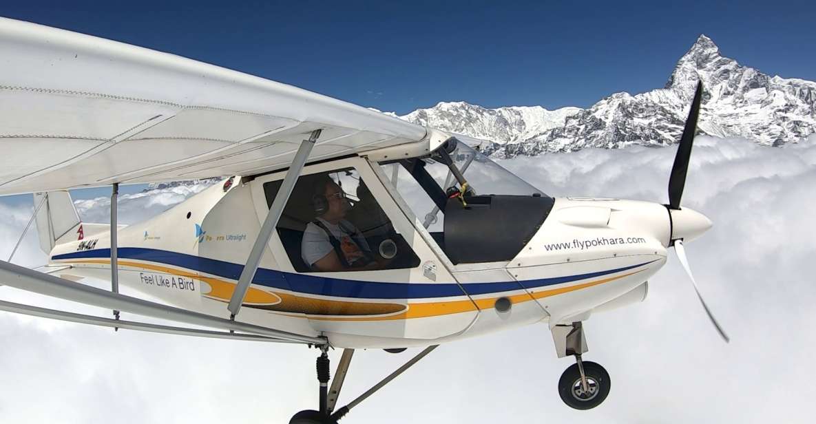 From Pokhara: 60 Min. Ultralight Flight(Manaslu-Dhaulagiri) - Key Points